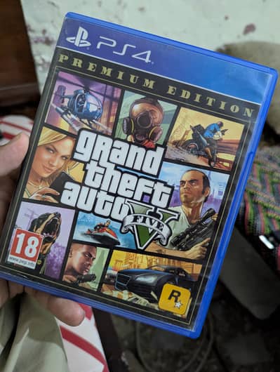 PS4 Games GTA V, Cricket 24, Call of Duty World Warr II And Tekken 7