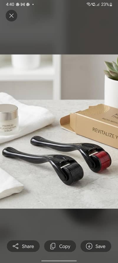 Microneedling Derma Roller for hair ,bread ,skin Regeneration