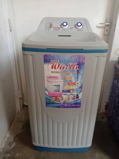 yeh tushiba Super wash washing and drying machine hain