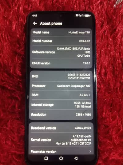Huawei Nova Y90