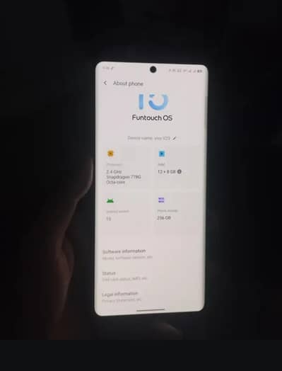 Vivo V29 5G 12GB RAM 256GB – Excellent Condition