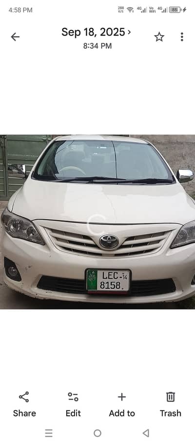 Corolla XLI VVTi 2014 modal