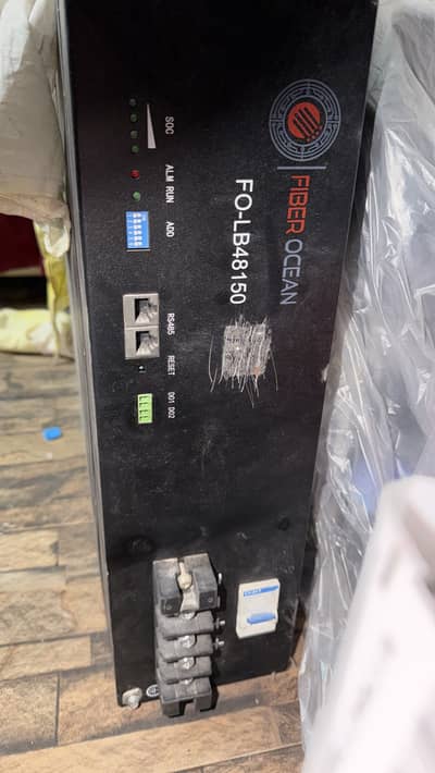 48V 400Ah Lithium LiFePO4 Battery Bank | Fiber Ocean + Huawei