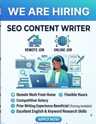 Requried SEO Content Writer - Remote Job - Online Job