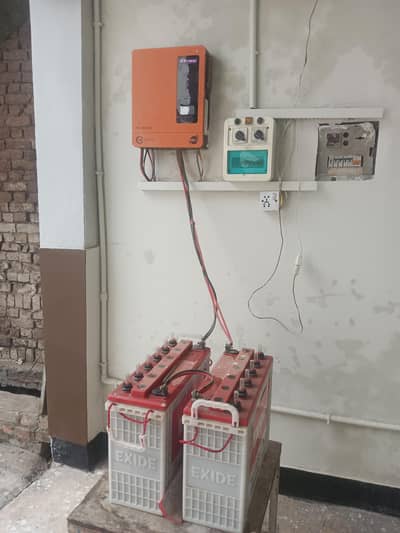 4 kw solar inverter and 2 tubler battery available