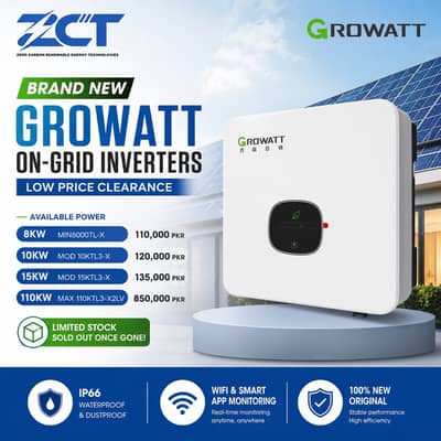 8 Kw Growatt On Grid Solar Inverter