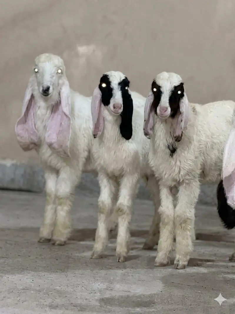 dumba sheep bakra goat mundra kajla larkana abluck gulabi baby sheep — photo 2