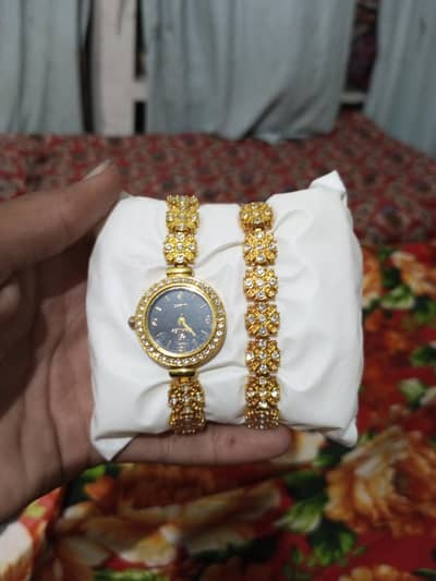 Watch and breslet