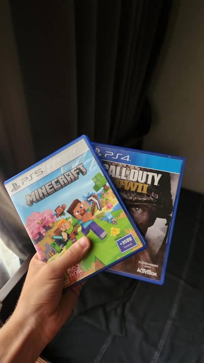 PS4/PS5 games/CD/disc. minecraft/call of duty