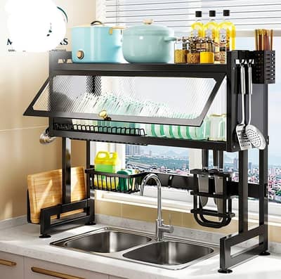 Tier Over Sink Dish Drying Rack | Kitchen Organizer | Brand New