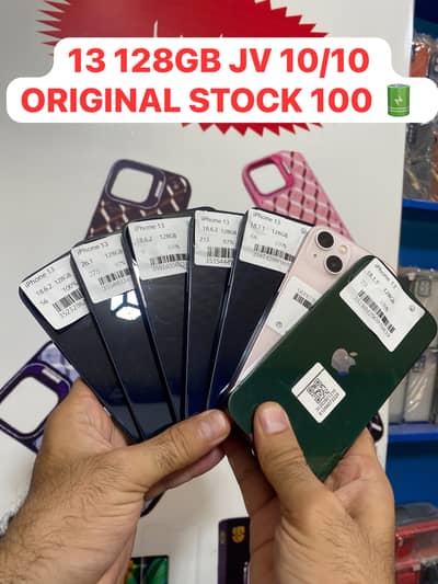 Apple iPhone 13 jv 128 gb 100 battery health 10/10
