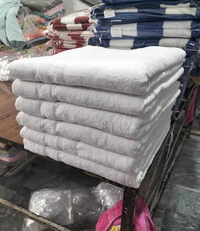 white towels