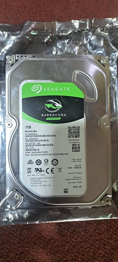 1 tb used hard drive  for sale 100% Health condition 10/10