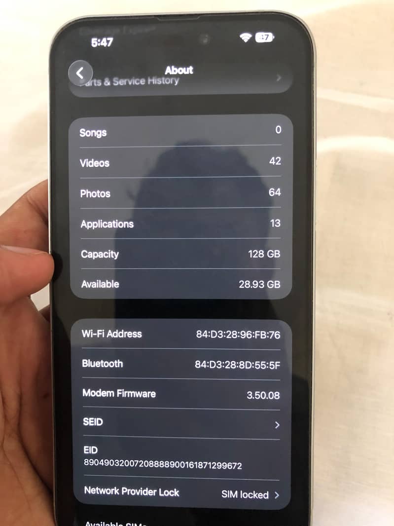 Iphone 15 plus 128 jv 10