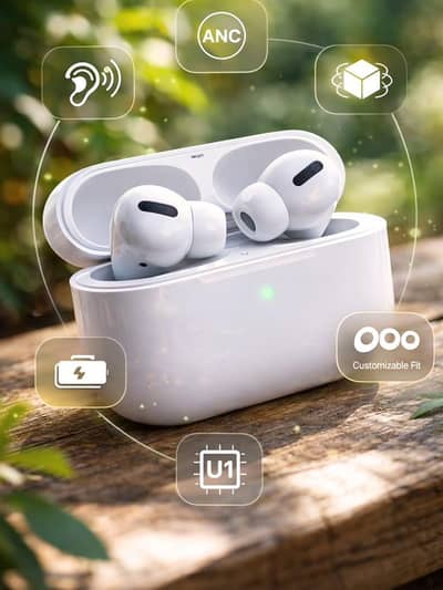 Z-SIGN Airbits Pro 2 Premium Wireless Earbuds (White Edition)