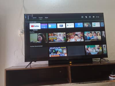 55 Inch 4K Bezel Less Google Android TV - Smart AI Plus