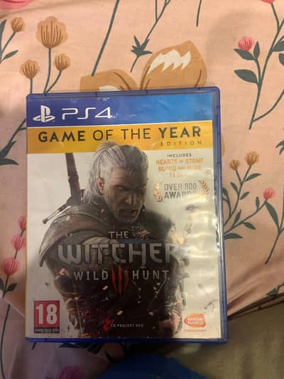 PS4 Witcher wild hunt game of the year edition