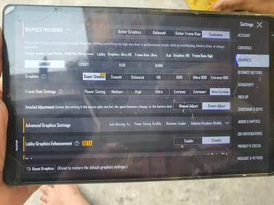 region tab 16 +256 best for pubg 120fps urgent sell