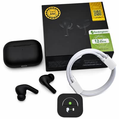 Redington ANC TWS Wireless Earbuds – Black Edition With 12-Month Warr