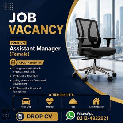 Job Assistant Manager (Female)