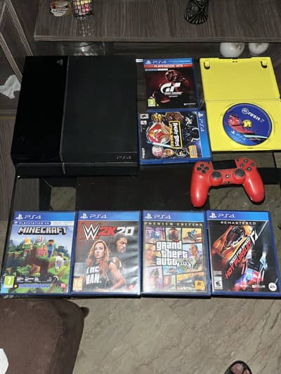 Ps4 fat/ playstation fat 1tb with games