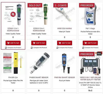 Tds and Ph Meter in Pakistan