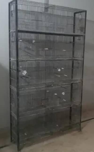 10 Portion Folding Cage with out trays.