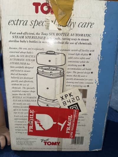 Tomy six bottle sterlizer