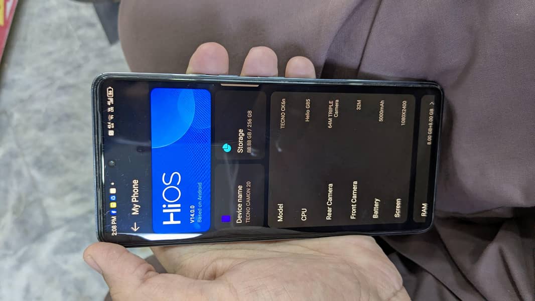 Tecno camon 20 6
