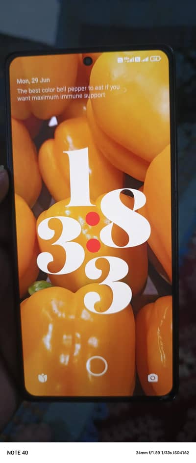 Redme Note 13pro In Display Finger
