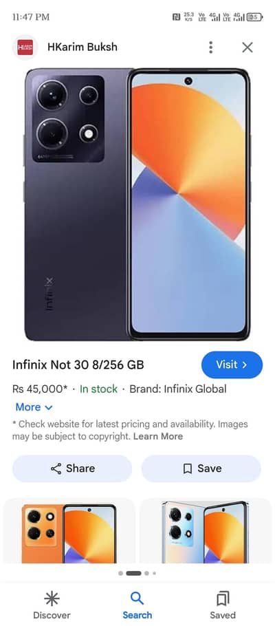 Infinix Note 30