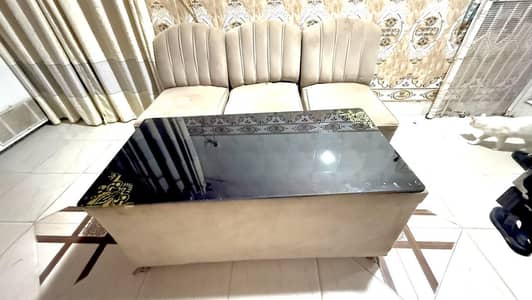 sofa set with table