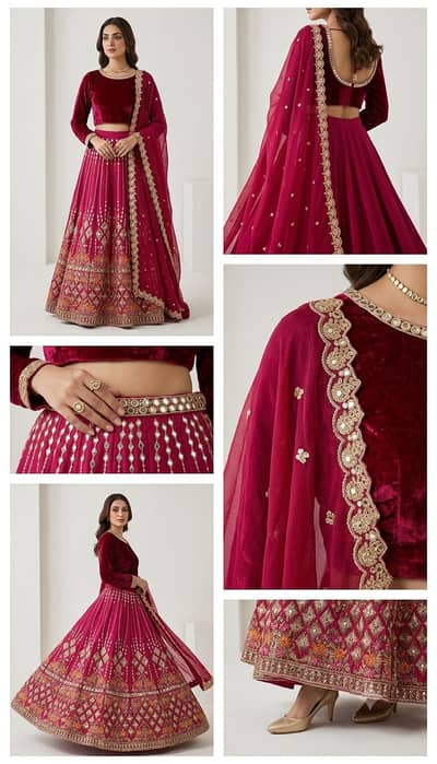 3 in one | mehndi Dress |Barat Lehnga | Walima maxi