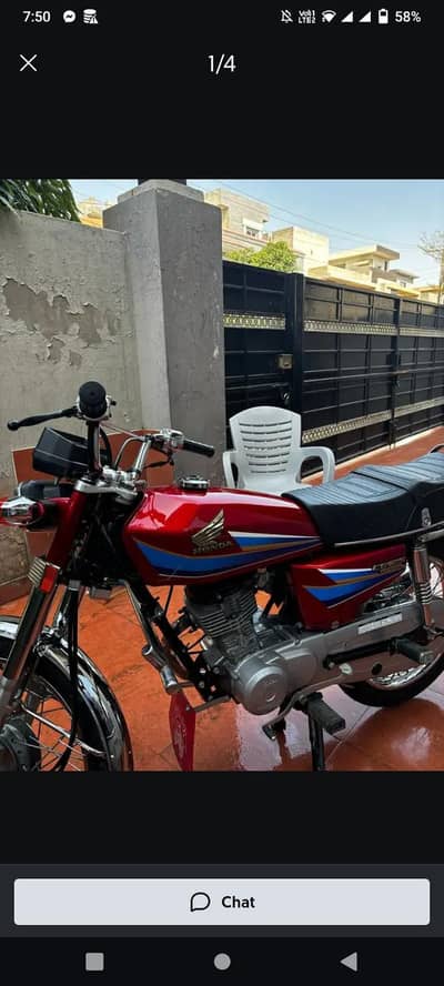 Honda 125 CG for sale Whatsapp number 0326/2437/163