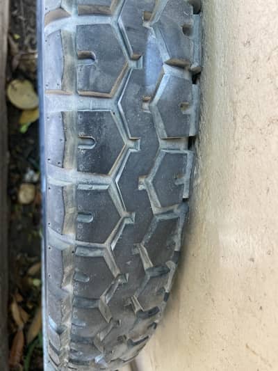 150CC Motorcycle Front and Rear Used Tyres.