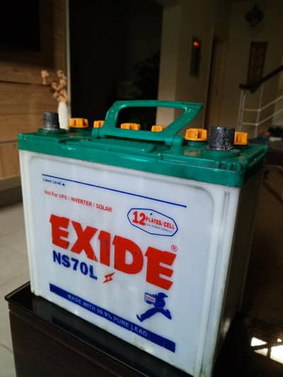 EXIDE NL70 BATTERY 11 PLAT 6500/- THOKAR LAHORE  03424008082