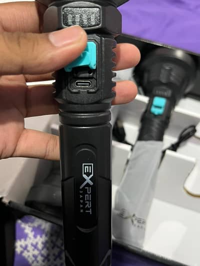 3in1 combo light rechargeable flashlight light