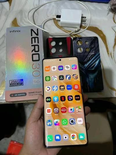 Infinix Zero 30 12Gb Ram 256 GB memory PTA approved. 0324=8193=502