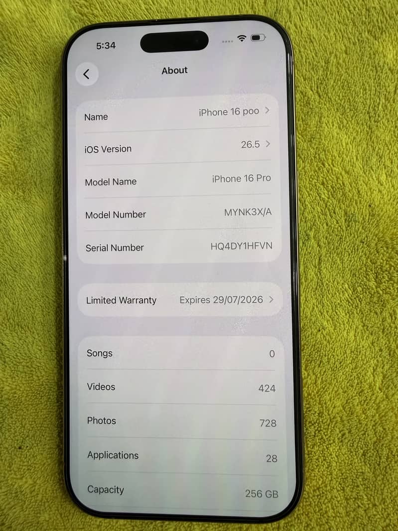 Side camera button 7