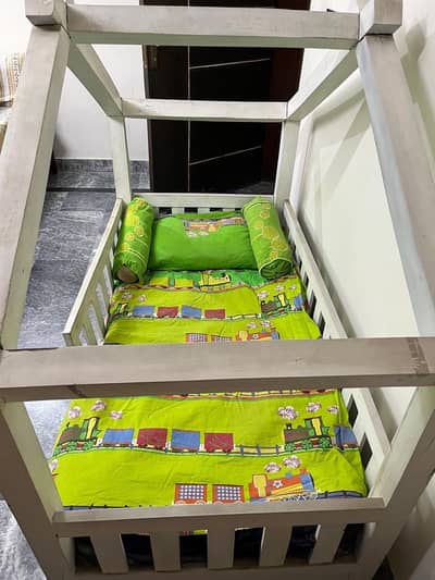 Kids wooden bed