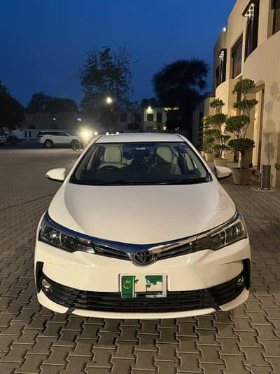 Toyota Corolla Altis Original Front & Rear Bumper White Color