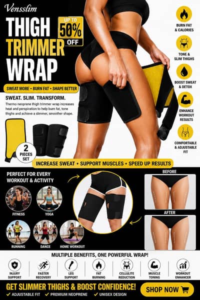 Tone Your Legs & Boost Confidence with Vensslim Thigh Shaper Wraps