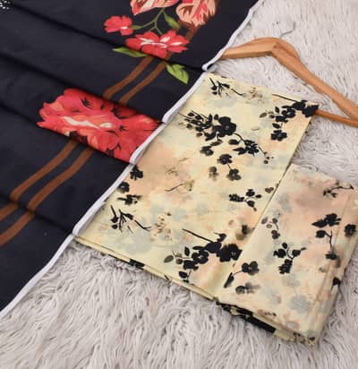 unbranded umre lown 3 piece bana duriya  90/70 digital print code5015