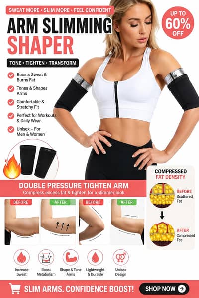 Best-Selling Arm Slimming Shaper Sleeves | Limited-Time 60% OFF