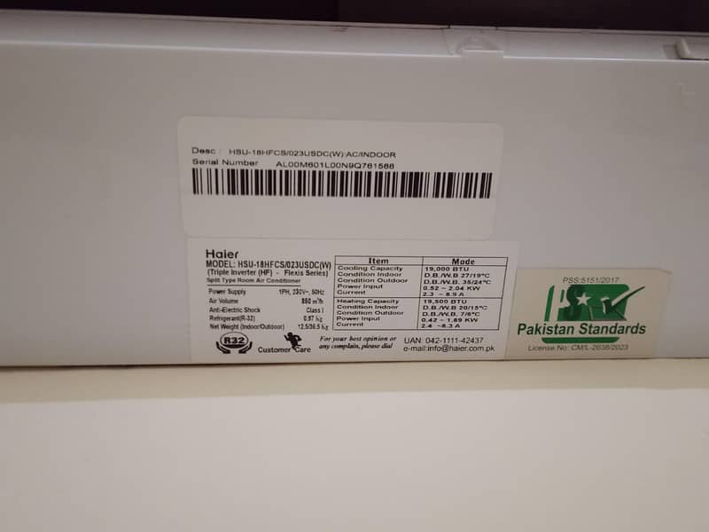 Haier acc 1.5 2