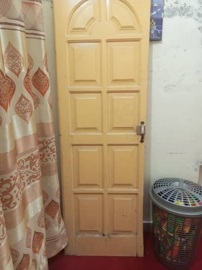 2 wooden doors