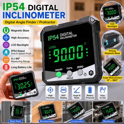 IP54 Digital Inclinometer In Pakistan Protractor Angle Finder