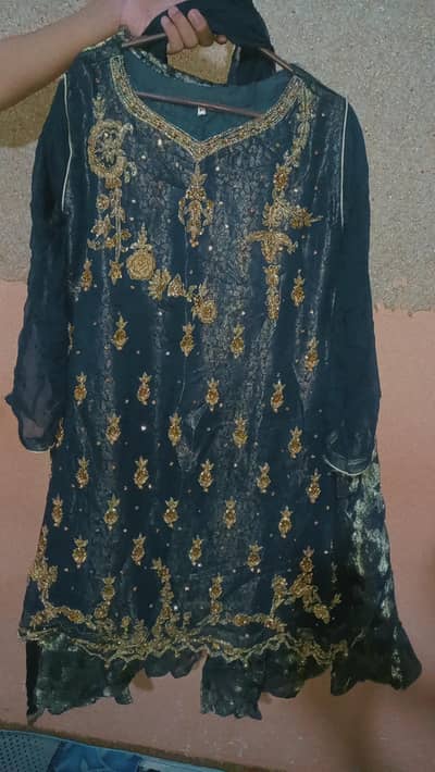Blue Garara and short shirt