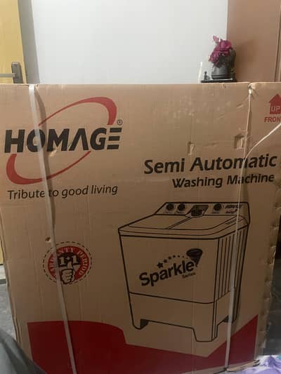 Homage semi automatic washing & Dryer machine