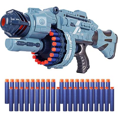 Blaze Storm Automatic Foam Dart Blaster – New | 40 Darts Included